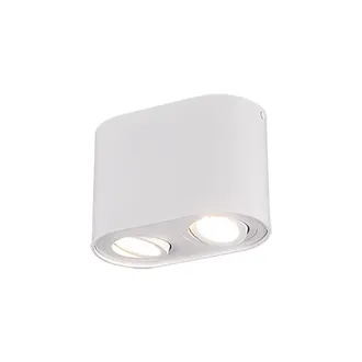Trio Foco De Techo 2 Focos Gu10 Orientables Cookie White Lighting