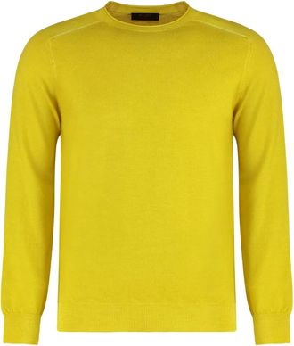 Moorer Maglione a maniche lunghe - Giallo