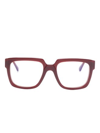 Kuboraum K3 glasses - unisex - Acetate - One Size - Brown