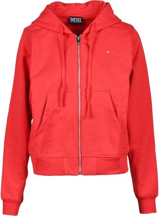 Diesel Red Cotton/Polyester Sweatshirt