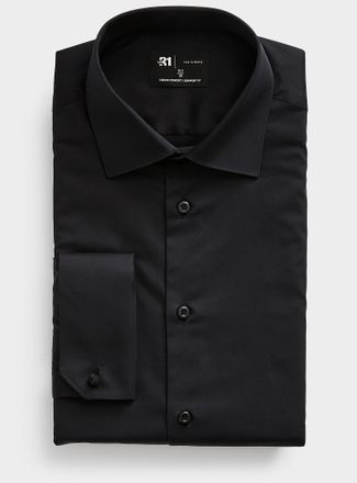 Le 31 Mens French cuff saT-Shirt Shirtn shirt Comfort fit