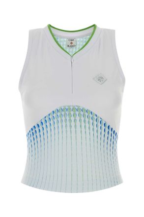 Casablanca Multicolor Stretch Jersey Top