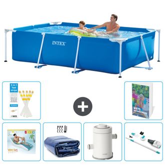 Intex Piscina Con Estructura Rectangular - 260x160x65 Cm - 7-piezas S87