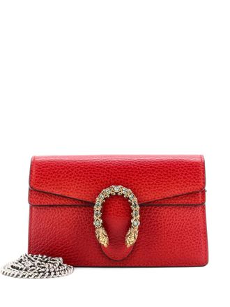 Gucci Dionysus Bag Leather Super Mini clutch bag - Rood
