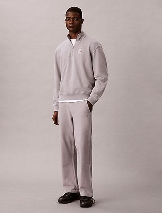 Calvin Klein Joggers Holgados Rectos De Felpa