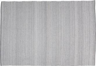 Macabane Alfombra exterior rect 160x230cm poli&eacute;ster reciclado gris/blanco