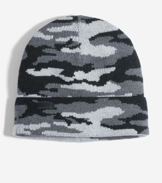 Cole Haan Mens Camo Beanie - Black