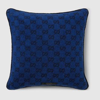 Gucci GG Cotton Cushion, Blue