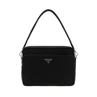 Prada Black Canvas Shopping Bag Nero Borse A Mano