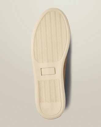 CHARLES TYRWHITT Nubuck Cupsole Trainers - Sand Size 10 by Charles Tyrwhitt