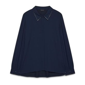 Fiorella Rubino Donna, Camicette, Blu, XS, new