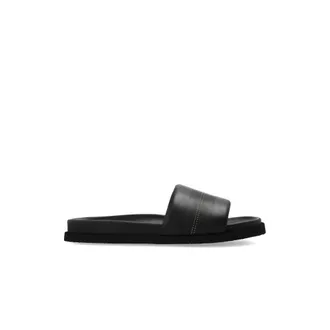 Off-white Sliders, female, Black, Size: 11 US Industrial Belt Slides