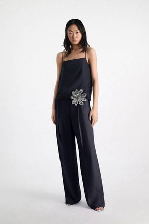 Dorothee Schumacher Summer Cruise Pant In Navy