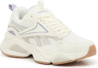 Reebok Charge Run Athletic Running Shoes for Women, Natural/Natural/Light Purple, 8 UK