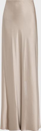 Veronica Beard Medina Maxi Slip Skirt
