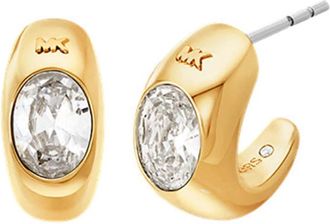 Michael Kors Elegante Gouden Stud Oorbellen - Dames - Oorbellen - Geel - ONE Size - Accessoires