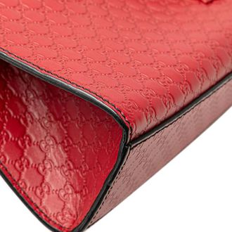 Gucci Hobo Bags - 2000-2025 Medium Microguccissima Emily Shoulder Ba - Gr. unisize - in Rot - für Damen