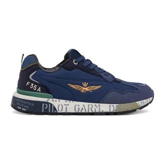 Aeronautica Trainers - male - Aeronautica Militare - Sneakers - Blue - 7 UK - Shoes