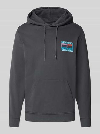 Tommy Jeans Regular Fit Hoodie aus reiner Baumwolle in Anthrazit, Gr&ouml;&szlig;e XS