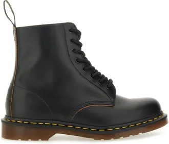 Dr. Martens Schoenen, Heren, Zwart, 38 EU, Leer, Vintage 1460 Boot