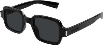 Saint Laurent SL 720 001 Mens Sunglasses Black Size 48 - Free RX Lenses - Free RX Lenses