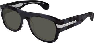 Gucci Authentieke stijlvolle brillen met eersteklas service - Heren - Accessoires - Grijs - Maat: 54 MM
