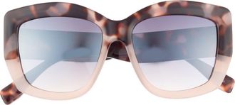 Vince Camuto 68mm Gradient Square Sunglasses in Grey/Tortoise at Nordstrom Rack