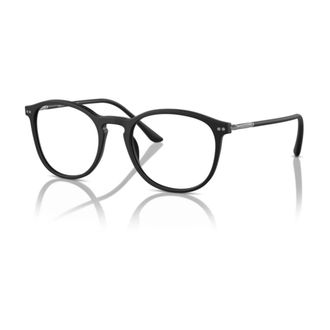 Giorgio Armani Glasses, male, Black, Size: 52 MM Phantos Acetate Sunglasses with Adjustable Fit