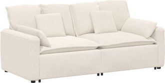 vidaXL Vidaxl - Divano Modulare con Cuscini Crema