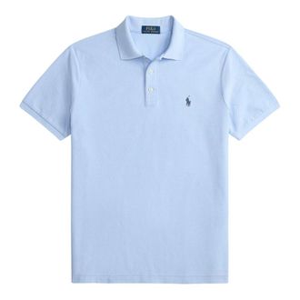 Ralph Lauren Polo Shirts, male, Blue, Size: S Slim Fit Polo