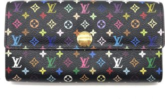 Louis Vuitton Multicolore Monogram Pattern Coated Canvas Sarah Womens Wallet (Pre-Owned)
