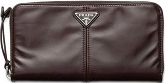 Prada leather wallet - Brown