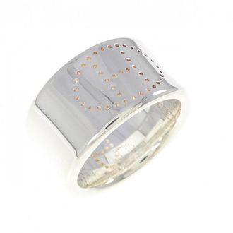 Herm&egrave;s Silver 925 Band Ring (Pre-Owned)
