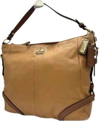 Coach Pre-owned Shoulder Bags, female, Brown, Size: ONE SIZE Pre-owned Leather Shoulder Bag