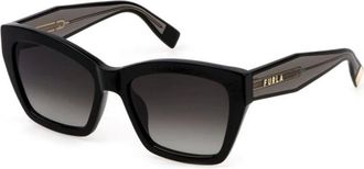 Furla Sfu778 0700 Zonnebril - Dames - Accessoires - Zwart - Maat: 55 MM