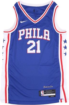 Nike Dri-FIT NBA Swingman Jersey Icon Edition 22 - Heren - Fitness - Blauw - L - Polyester - Fitness