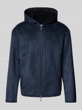 A|X Armani Exchange Jacke mit Kapuze in Marine, Gr&ouml;&szlig;e XXL