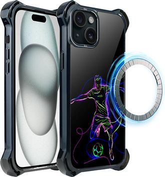 OEM Funda Para Iphone 15 Plus Ibizu Dropguard Ultra Con Magsafe, Electromove, Power Of Football