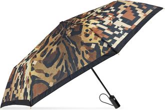 Moschino Accessoires, unisex, Bruin, ONE Size, Polyester, Opvouwbare Paraplu