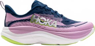 Hoka One One Womens Skyflow Running Shoes In Midnight / Pink Twilight