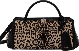 Guess Tassen, Dames, Beige, ONE Size, Leer, Audrey Crossbody Tas