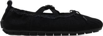 Simone Rocha Ballerine con frange - Nero