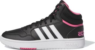 adidas (WMNS) adidas Hoops 3.0 Mid Black Pink Fusion IG7896