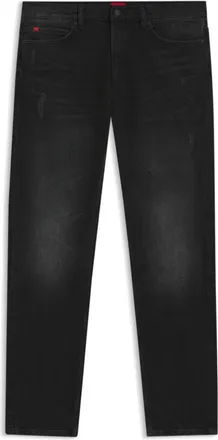 HUGO BOSS Slim-fit jeans in dark-gray comfort-stretch denim