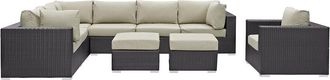 ModWay Convene 9-Piece Outdoor Patio Sectional Set