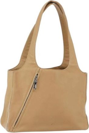 Ferragamo Pre-owned Handbags, female, Beige, Size: ONE SIZE Pre-owned Handbag