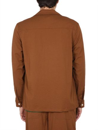 Howlin Cotton Bowling Neck Shirt - Brown