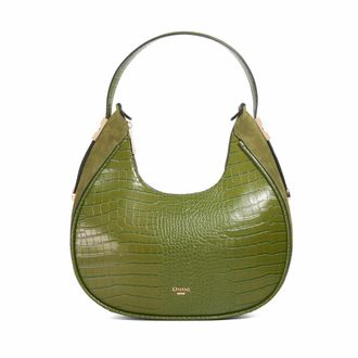 Dune London Womens Accessories Dedicated - Scoop Shoulder Bag - Green - One Size