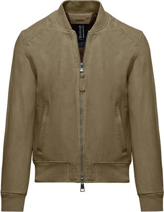 Bomboogie Nappa Leren Bomberjack - Heren - Bomber jackets - Groen - L - Katoen - Jassen