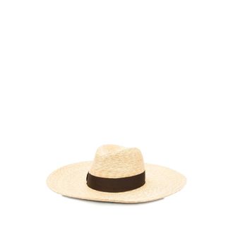 Borsalino Wide-brim Straw Hat